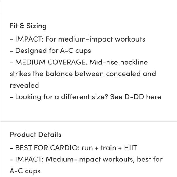 NWT Athleta Black Zip Along A-C Bra Black - Picture 8 of 10